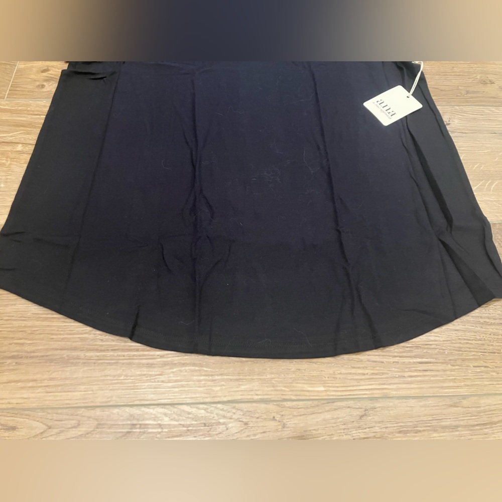 NWT A.n.a Women’s Scoop Neck Short Sleeve T-Shirt, Black, XL - Picture 9 of 11